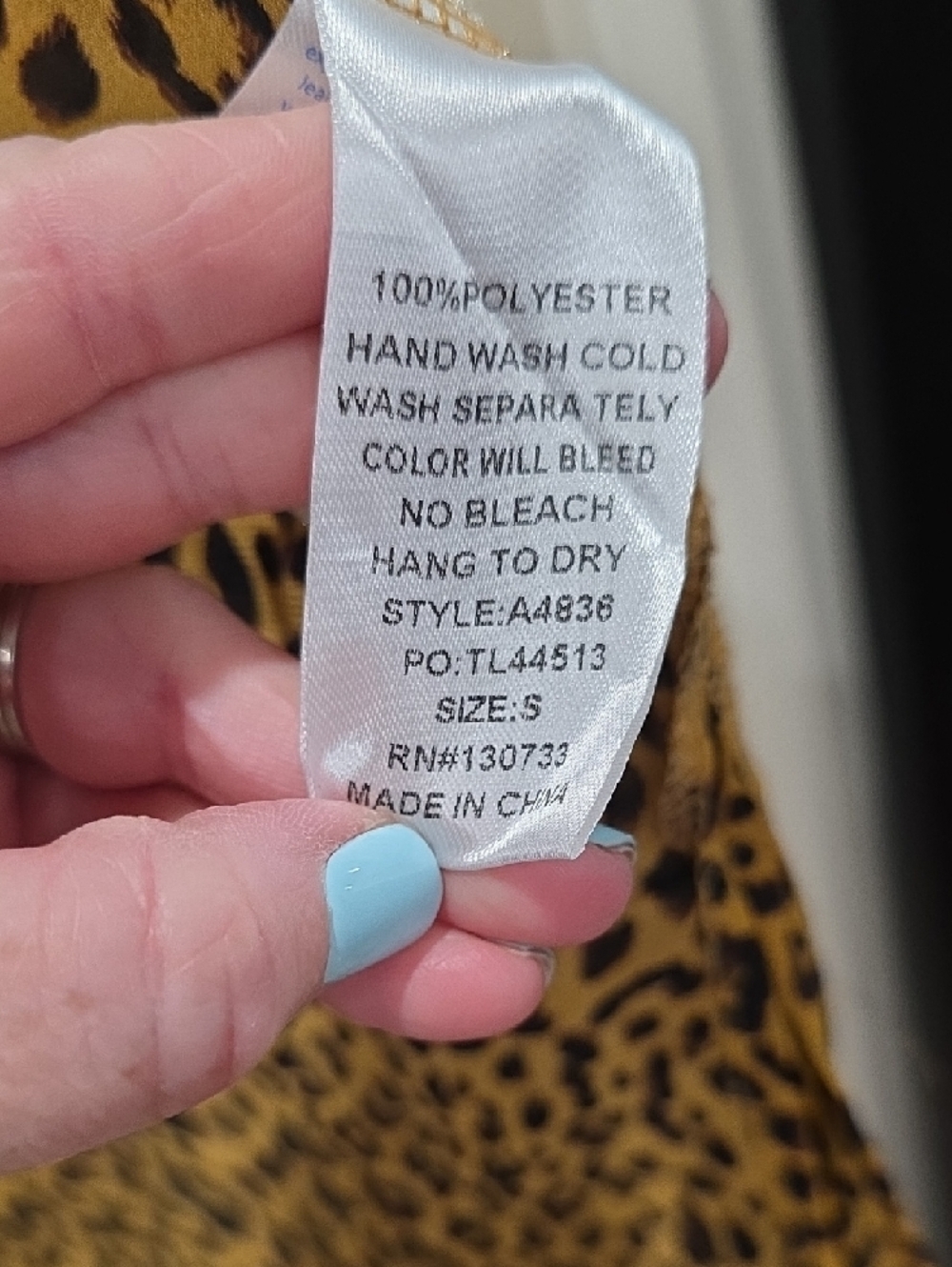 Umgee Leopard Print Long Cardigan Duster - Picture 7 of 7